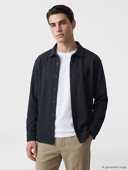 Рубашка мужская regular fit в полоску