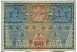 1000 крон 1902 года Австрия  надпечатка