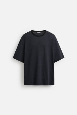 STRIPED JACQUARD T-SHIRT - Zara фото 7