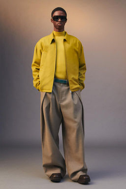 PLEATED WIDE-LEG TROUSERS - LIMITED EDITION