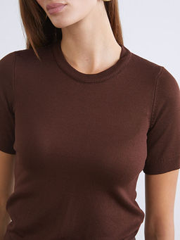 Bisiklet Yaka Kad?n Triko Kazak