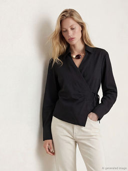 Kruvaze Yaka Kad?n G?mlek