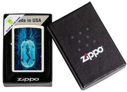Зажигалка ZIPPO Капсула | Woman in Tube 48520  фото 6