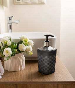 Диспенсер для жидкого мыла Glam графит