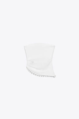 JEWEL STRAPLESS TOP - Zara фото 8