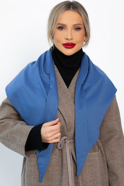 Косынка с отворотом (пепельно-синяя) КО21-23М