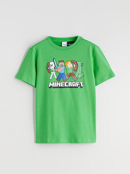 Minecraft Bask?l? Erkek ?ocuk Pijama ?st