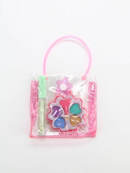 Косметика детская в сумочке «Ты прекрасна» для девочек: блеск прозрачный 10 г, тени 4 цвета, МИКС