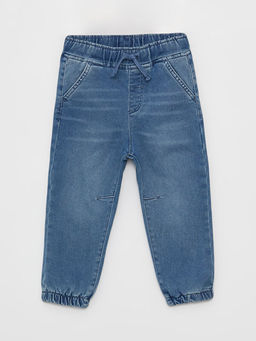 Beli Lastikli Basic Erkek Bebek Jean Pantolon