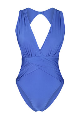 TRENDYOLMILLA Kiremit V Yaka Drapeli Regular Mayo TBESS21MA0042  фото 22