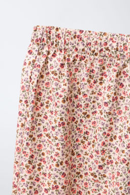 AGES 6-14 / LACE TRIM FLORAL PYJAMAS - Zara фото 7