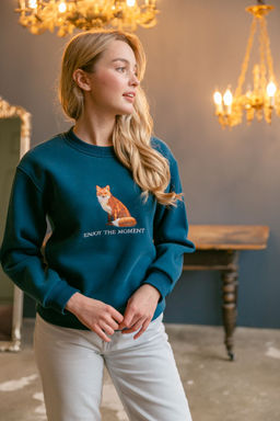 Свитшот женский Enjoy the moment