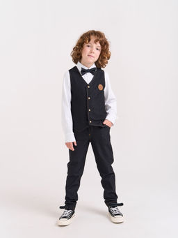 Чиносы из джинскота Графит 7+