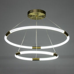 Светильник «Рингас» 2хLED 68 Вт 3000-6000К золото 57×57×120 см BayerLux