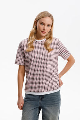 ЕВТ 3231/ретро геометрия фуфайка жен