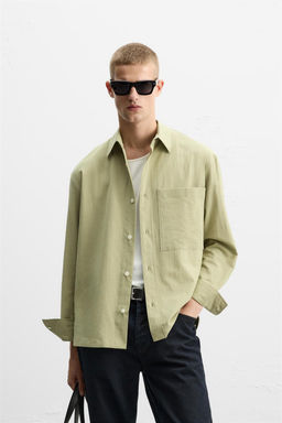 TEXTURED RELAXED FIT SHIRT - Zara фото 10