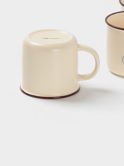 Набор кружек Доляна Время кофе, 4 шт., 420 мл, фарфор, молочный  фото 5