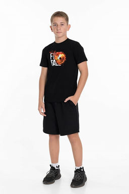 Футболка М224094Па черный