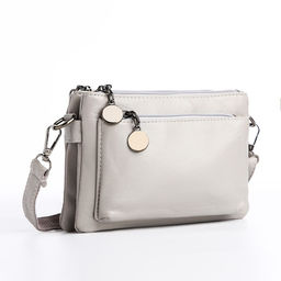 Сумка кросс-боди на молнии, цвет серый - Simaland фото 3