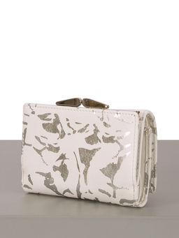 LACCOMA кошелек LA-2072-белый-серебристый натуральная кожа  фото 2