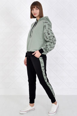 Арт. 2351 Костюм с брюками женский 44-52 (5 шт) Цвет:верх- кэмел, черный, низ- кэмел, черный - Калинка фото 24