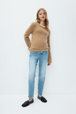 MAMA Slim Straight Ankle Jeans - H&m фото 4