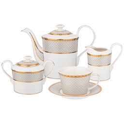 ЧАЙНЫЙ СЕРВИЗ LEFARD CLASSIC НА 6 ПЕР. 15 ПР. 1250/400/350/250 МЛ