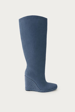BOTA CU?A MARISA BERENSON X ZARA / Azul Vaquero  фото 2
