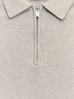 Джемпер поло с молнией / Zarina