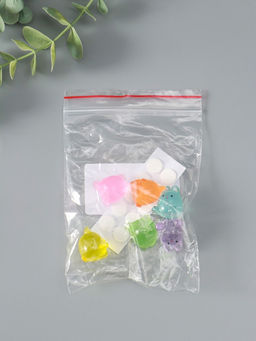 Цена за 2 шт. Набор фигурок из эпоксидной смолы флуоресцентные Зайчики, 6 шт., 1.7?1.8?2 см