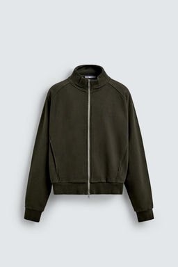 WASHED RELAXED FIT SWEATSHIRT - Zara фото 7