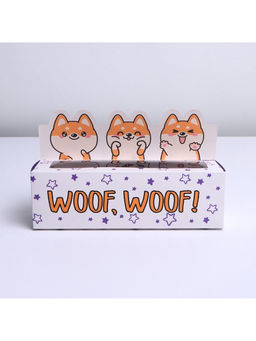 Цена за 5 шт. Коробка для макарун кондитерская, упаковка, «WOOF», 18×5.5×5.5 см