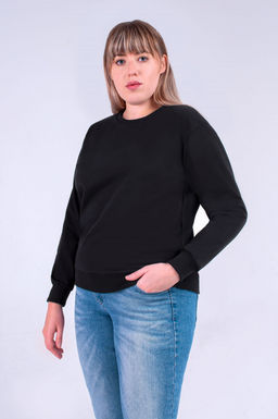 Арт. 13103 Толстовка женская 50-58 (5 шт) Цвет:черный