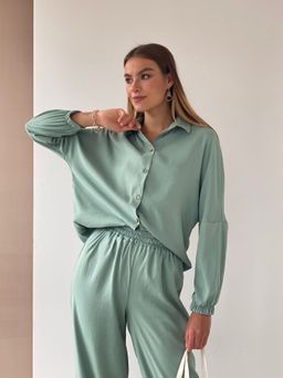 10005 Брюки летние фисташковые - Martichelli фото 17