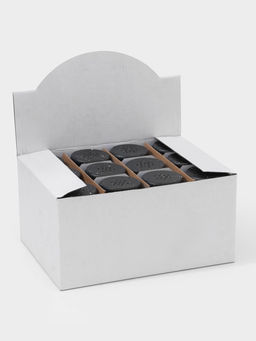 Цена за 12 шт. Солонка «Стиль», 150 мл, 5.5×8 см, стекло, чёрная