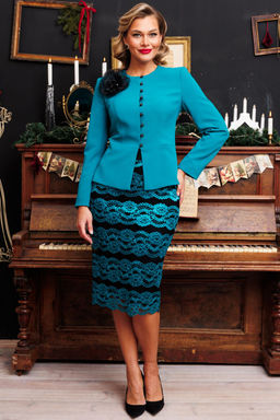 Платье Мода Юрс 2874-Р черный - Mira fashion фото 175