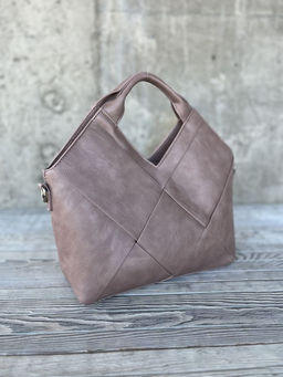 Женская сумка из эко кожи 0025 Пудра