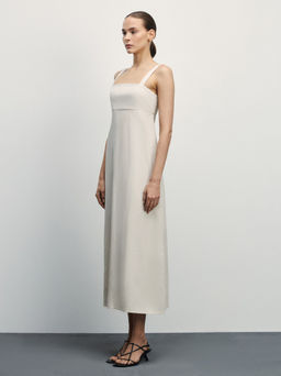 Платье миди изо льна / Zarina  фото 3