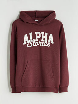 Kap??onlu Erkek ?ocuk Sweatshirt