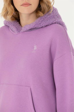 U. S. Polo Assn Женская сиреневая толстовка с капюшоном - U.s. polo assn фото 7
