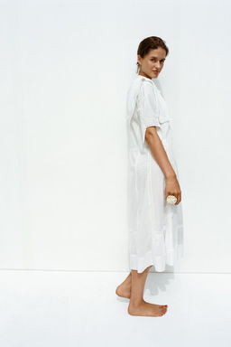 LACE TRIM NIGHTDRESS - Zara фото 3