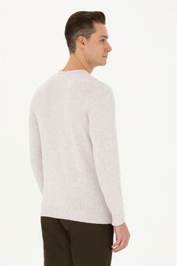 Мужской базовый свитер из каменного меланжа Неожиданная скидка в корзине - U.s. polo assn фото 5