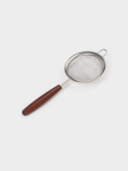 Сито с ручкой Magistro «Версаль» d=8 см, нержавеющая сталь, ручка акация