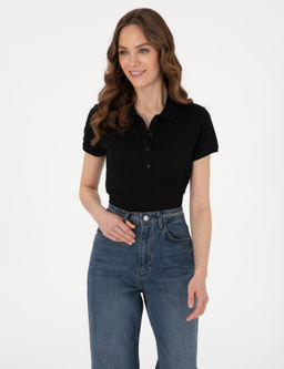 Siyah Regular Fit Ti__rt - Pierre cardin фото 3