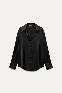 SATIN SHIRT - Zara фото 19