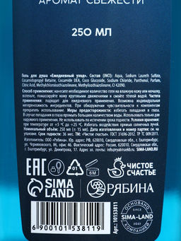 Подарочный набор 23 Февраля, гель для душа и шампунь для волос, 2?250 мл, HARD LINE  фото 5