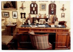 Открытка Оре.Музей Н.С.Лескова  интреьер Петербургского кабинета Писателя