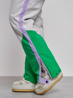 Горнолыжный комбинезон женский зимний зеленого цвета 2326Z - Mtforce фото 19