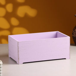 Набор ящиков деревянных Прованс 3 в 1 (25х14,5х10; 23х12,5х9; 21х10х8)см Сиреневый - Дарим красиво фото 2