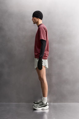 COTTON BLEND TECHNICAL T-SHIRT - Zara фото 4
